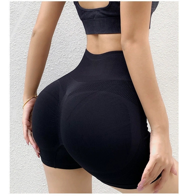Fitness Yoga Shorts Pants Butt Lifting Seamless Leggings Women Gym - Image 5
