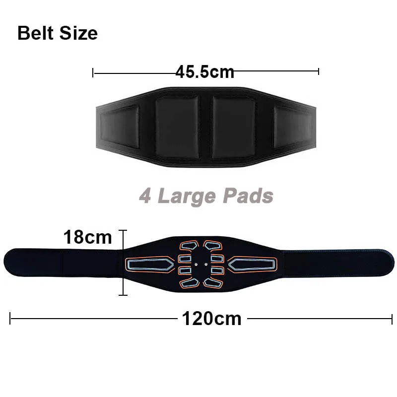 Smart Muscle Stimulator Abs Trainer Abdominal Toning Belt Waist Massager Body Slimming Weight Lose Home Gym Fitness Equiment - Image 3