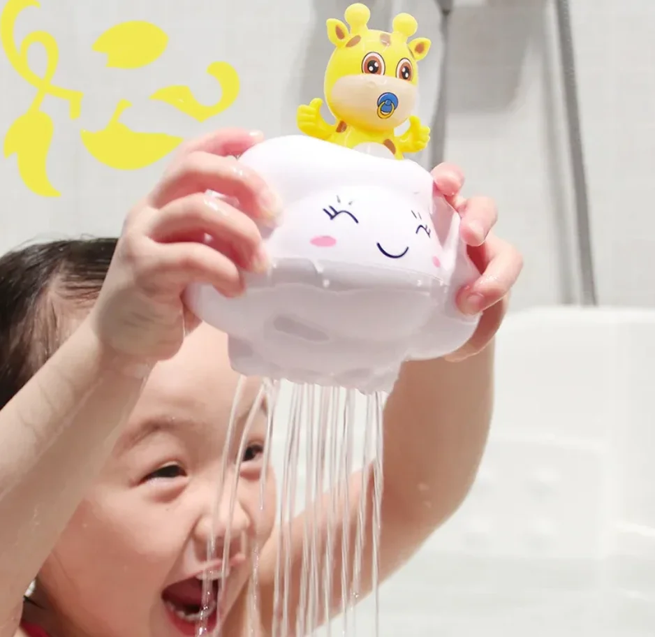 Baby Bath Toy, Bathing Cute Swimming Water Spraying Clouds Shower Bath Toy For Kids Water Playing Toy - Image 14