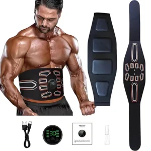 Smart Muscle Stimulator Abs Trainer Abdominal Toning Belt Waist Massager Body Slimming Weight Lose Home Gym Fitness Equiment