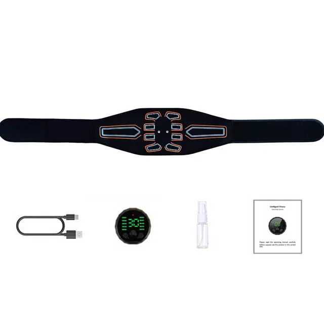 Smart Muscle Stimulator Abs Trainer Abdominal Toning Belt Waist Massager Body Slimming Weight Lose Home Gym Fitness Equiment - Image 7
